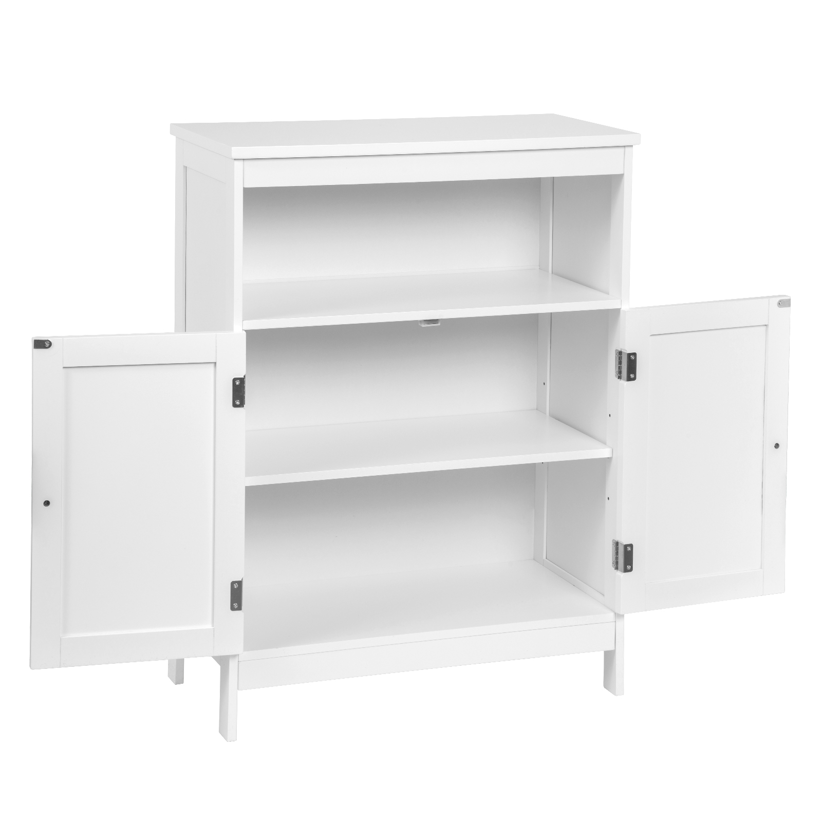 Sideboard Beistellschrank mit Tür Regal MDF Badschrank Flurschrank