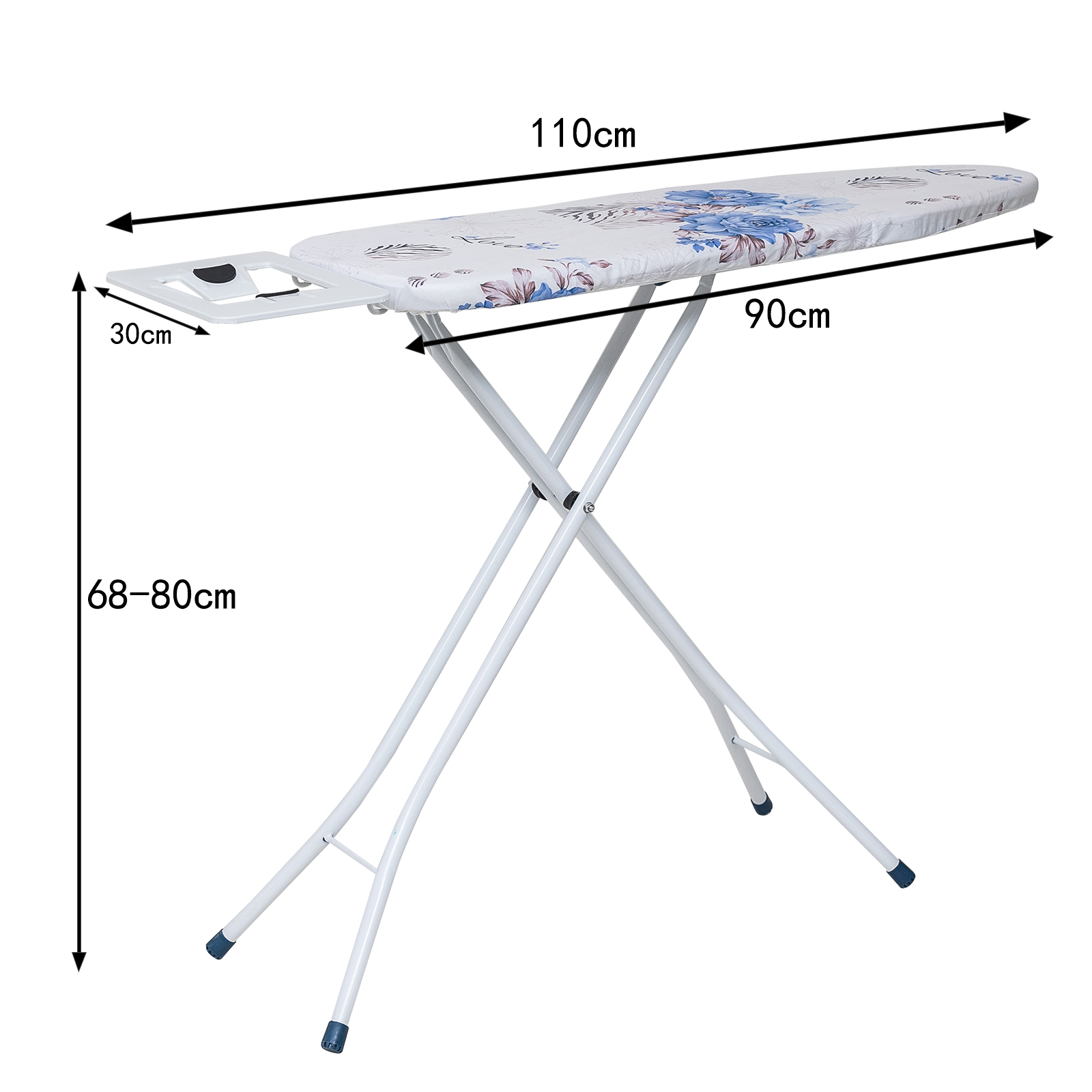 Bügeltisch Bügelbrett mit Bügelablage Höhenverstellbar für Klappbar