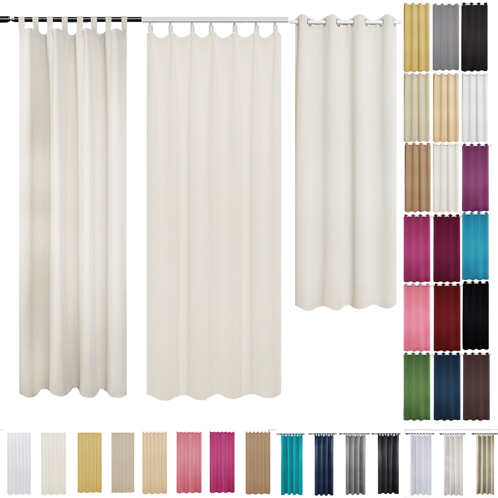 vorhang blickdicht thermo