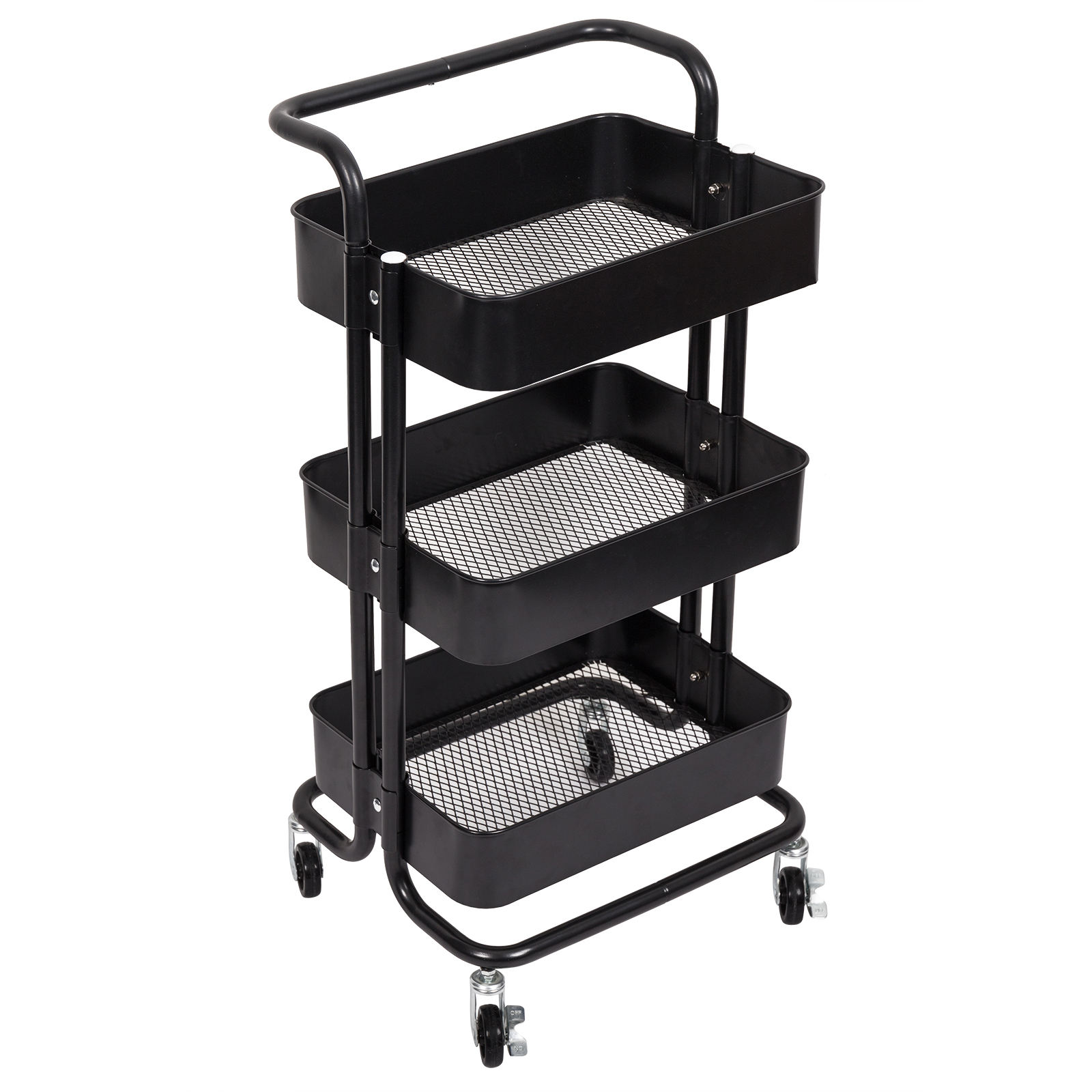 Küchenwagen Servierwagen Rollwagen Beistellwagen Trolley Metall Küche