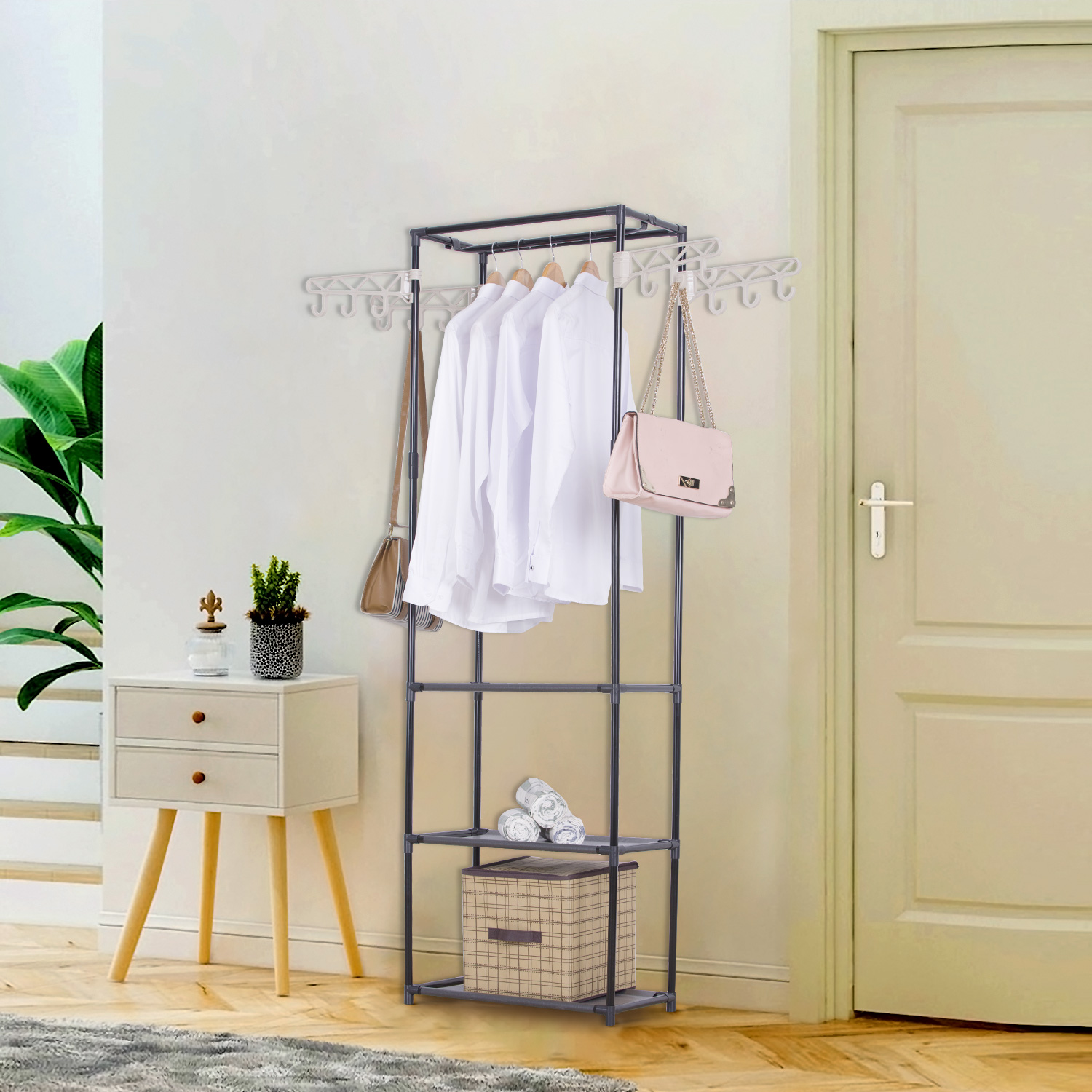 Kleiderständer Garderobenständer Hängeregal Wäscheständer Aufhänger
