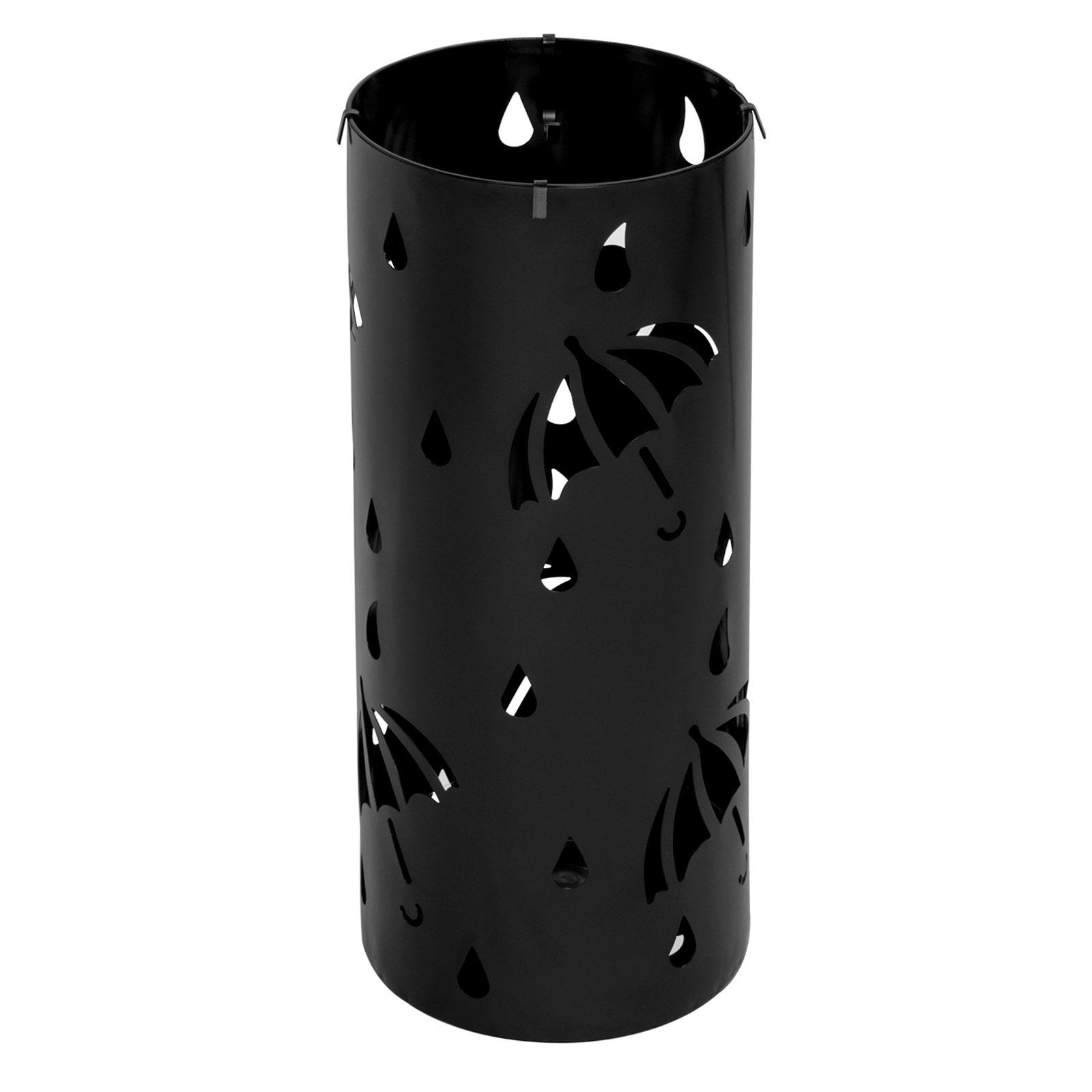 Regenschirmständer eckig Schirmständer Schirmhalter weiß /& schwarz Metall Halter