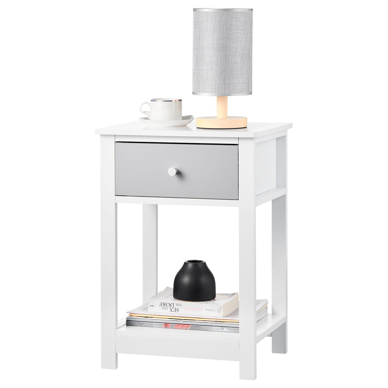 Nachttisch Beistelltisch Nachtkommode Schublade Sofatisch Couchtisch
