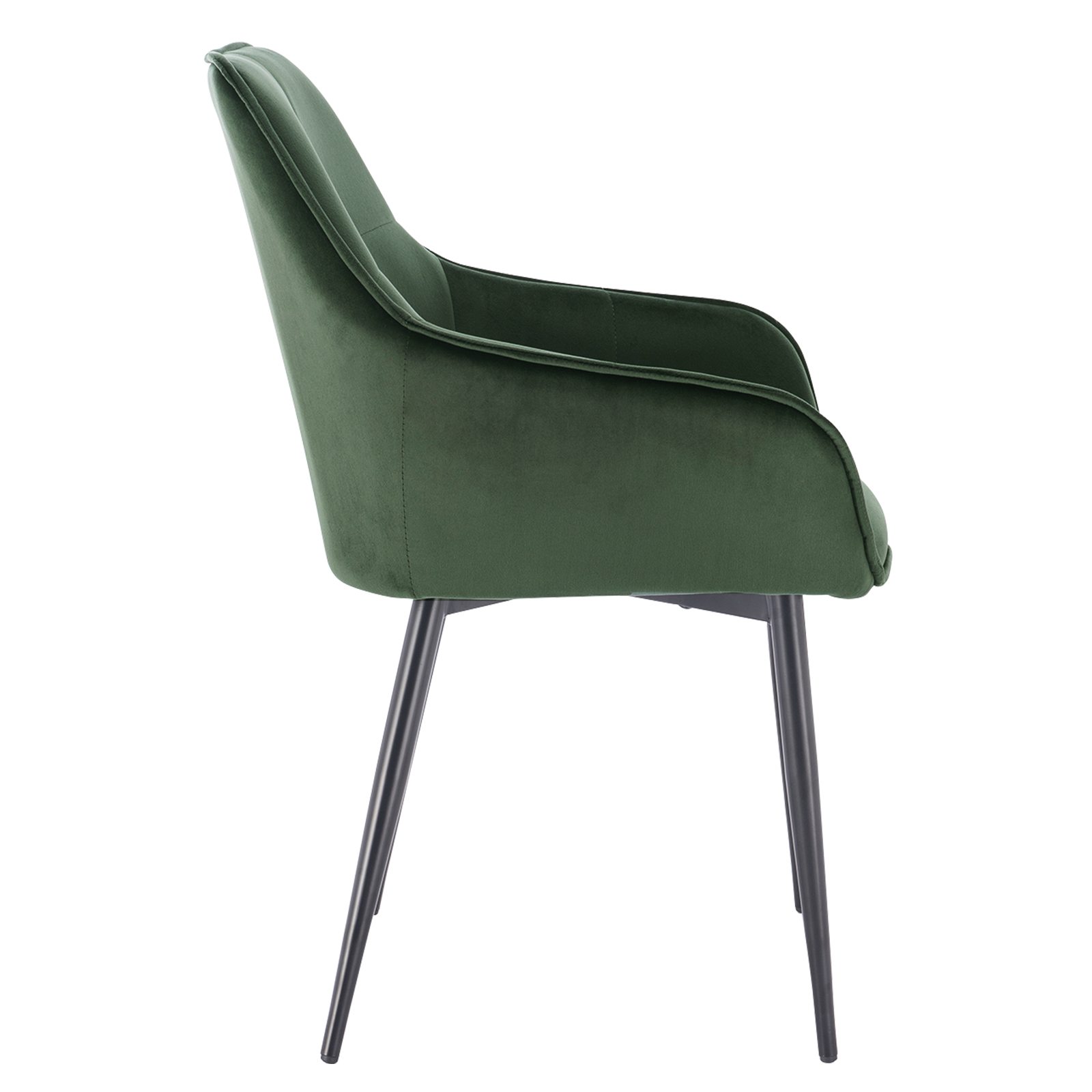 Esszimmerstuhl Wohnzimmerstuhl Küchenstuhl Samt mit Armlehne