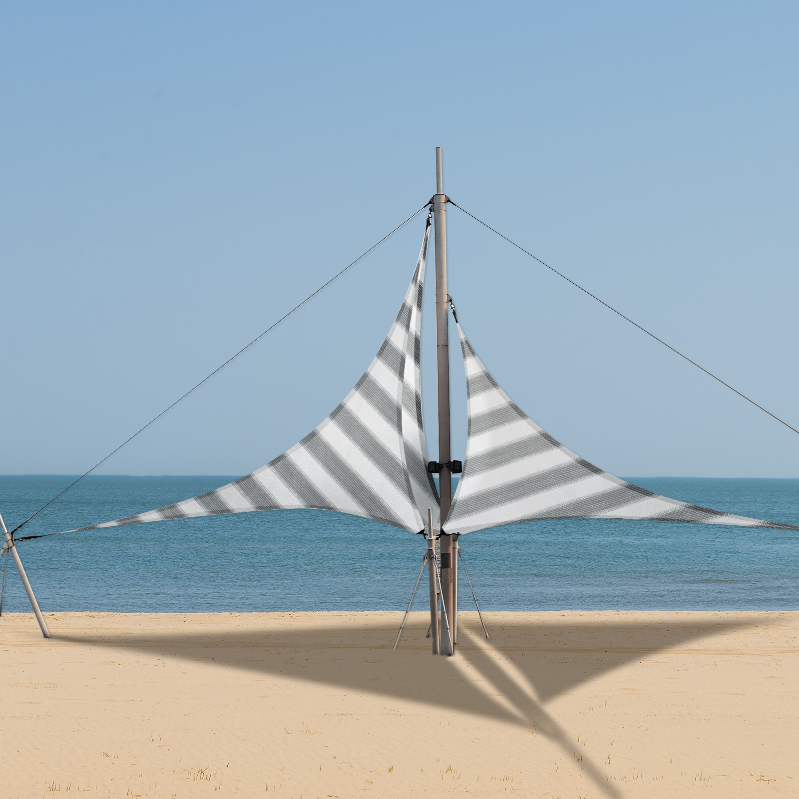 sonnensegel als windschutz