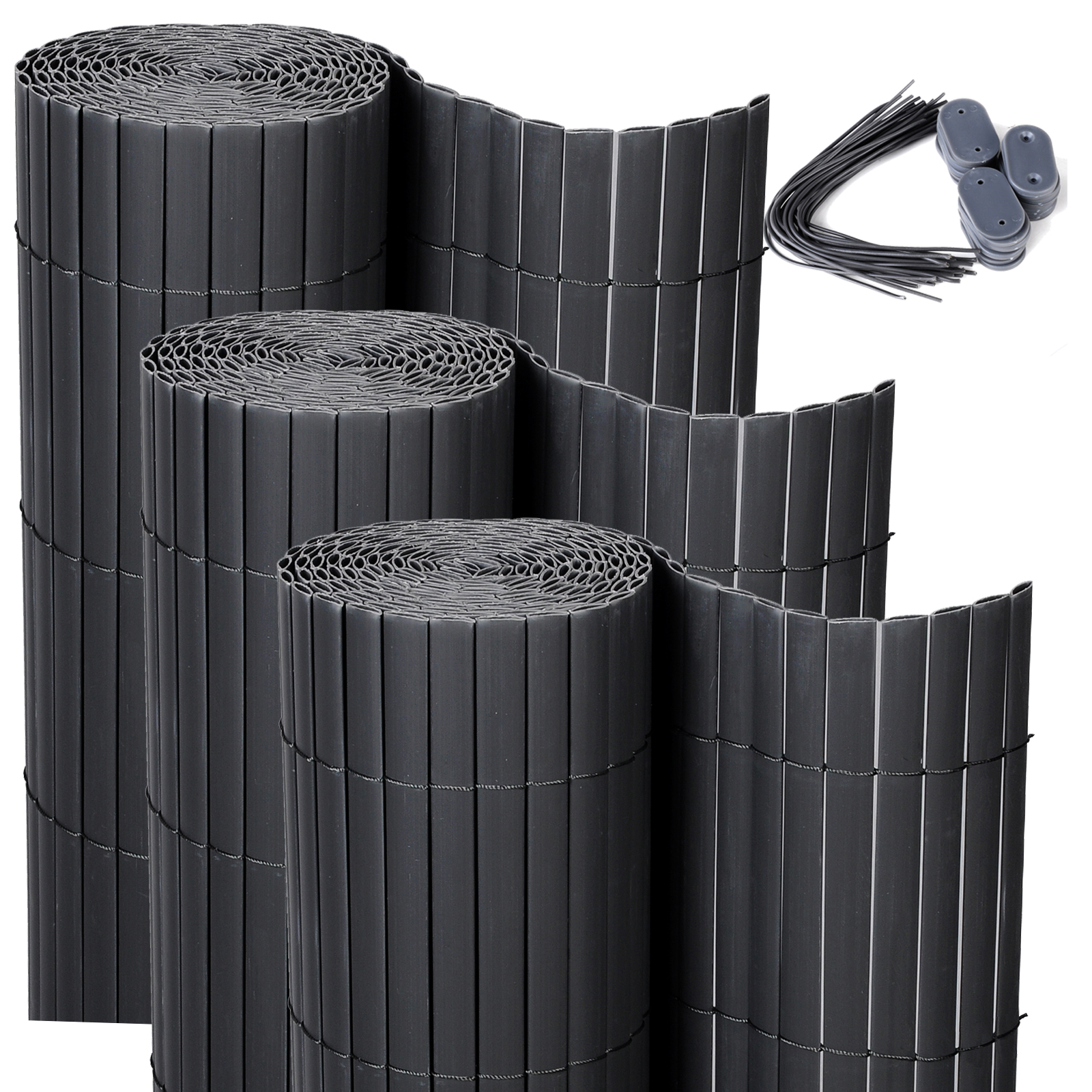 Sichtschutz Sichtschutzmatte PVC 3/4/5m Sichtschutzzaun Zaun Garten